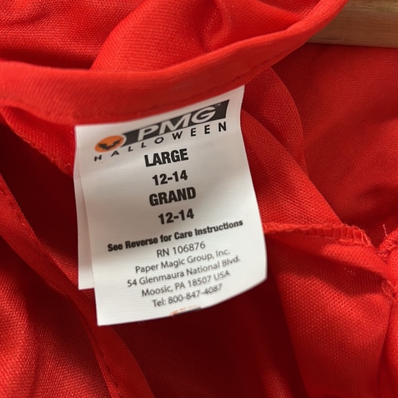 Red Angry Birds Costume Dress with Tieback and Headband for Kids - Picture 7 of 16